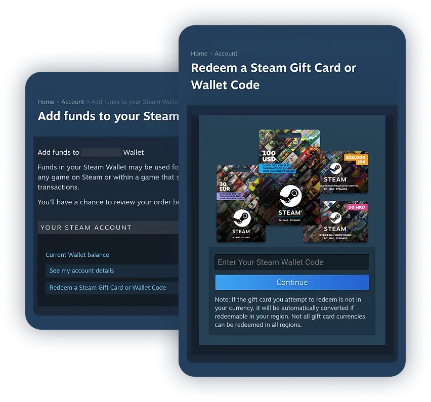 Redeem your gift card code