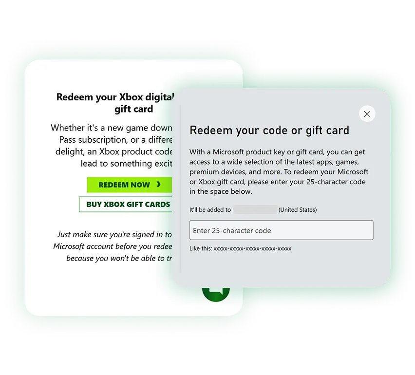 Enter the code and enjoy