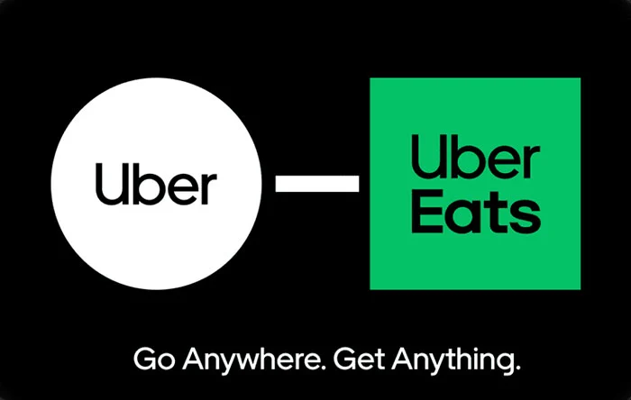 Uber & Uber Eats Uber & Uber Eats giftcard